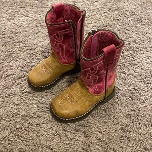 Smokey mountain pink boots